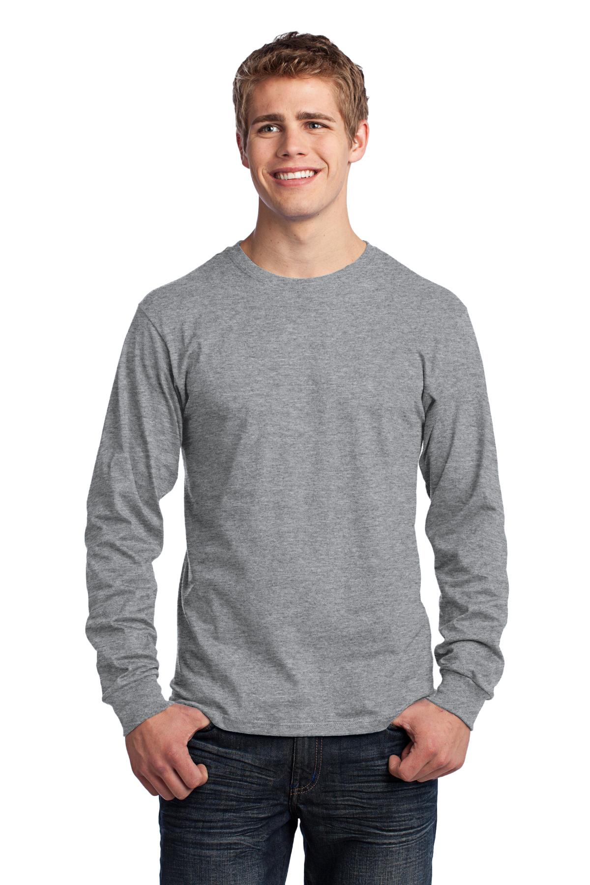 Port & Company® Long Sleeve Core Cotton Tee. PC54LS