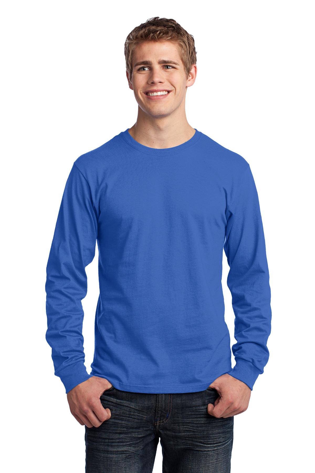 Port & Company® Long Sleeve Core Cotton Tee. PC54LS