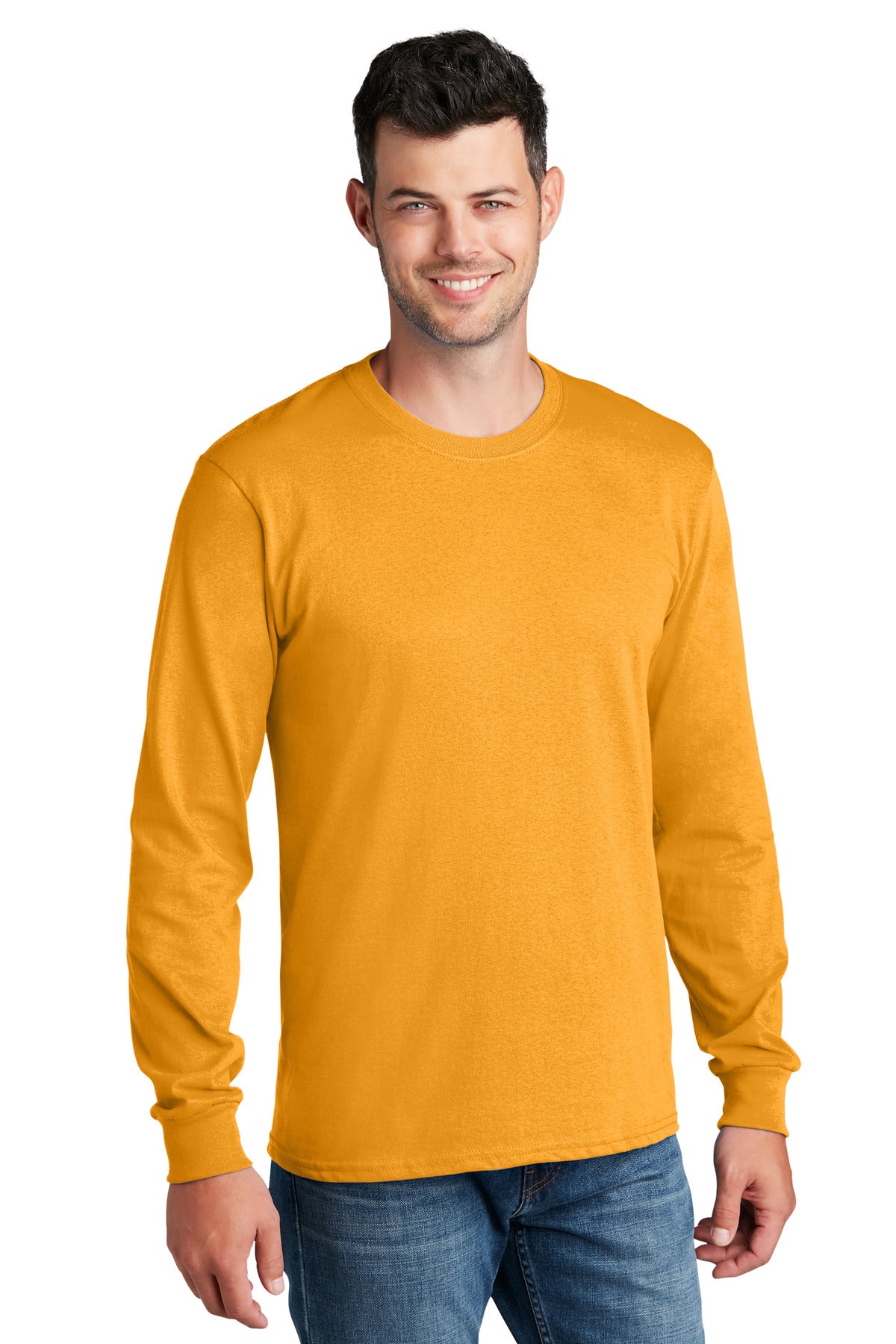 Port & Company® Long Sleeve Core Cotton Tee. PC54LS