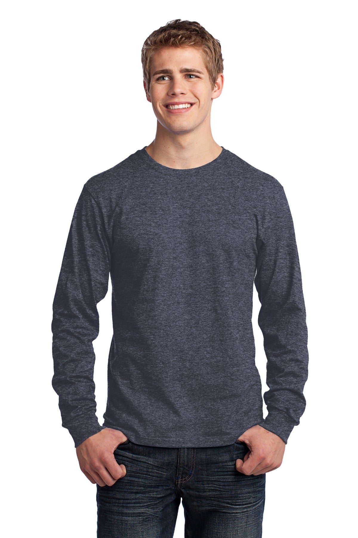 Port & Company® Long Sleeve Core Cotton Tee. PC54LS