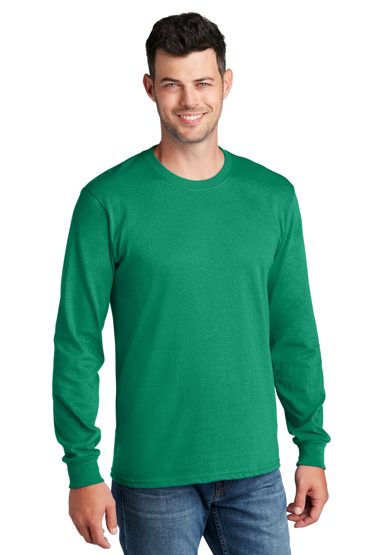 Port & Company® Long Sleeve Core Cotton Tee. PC54LS