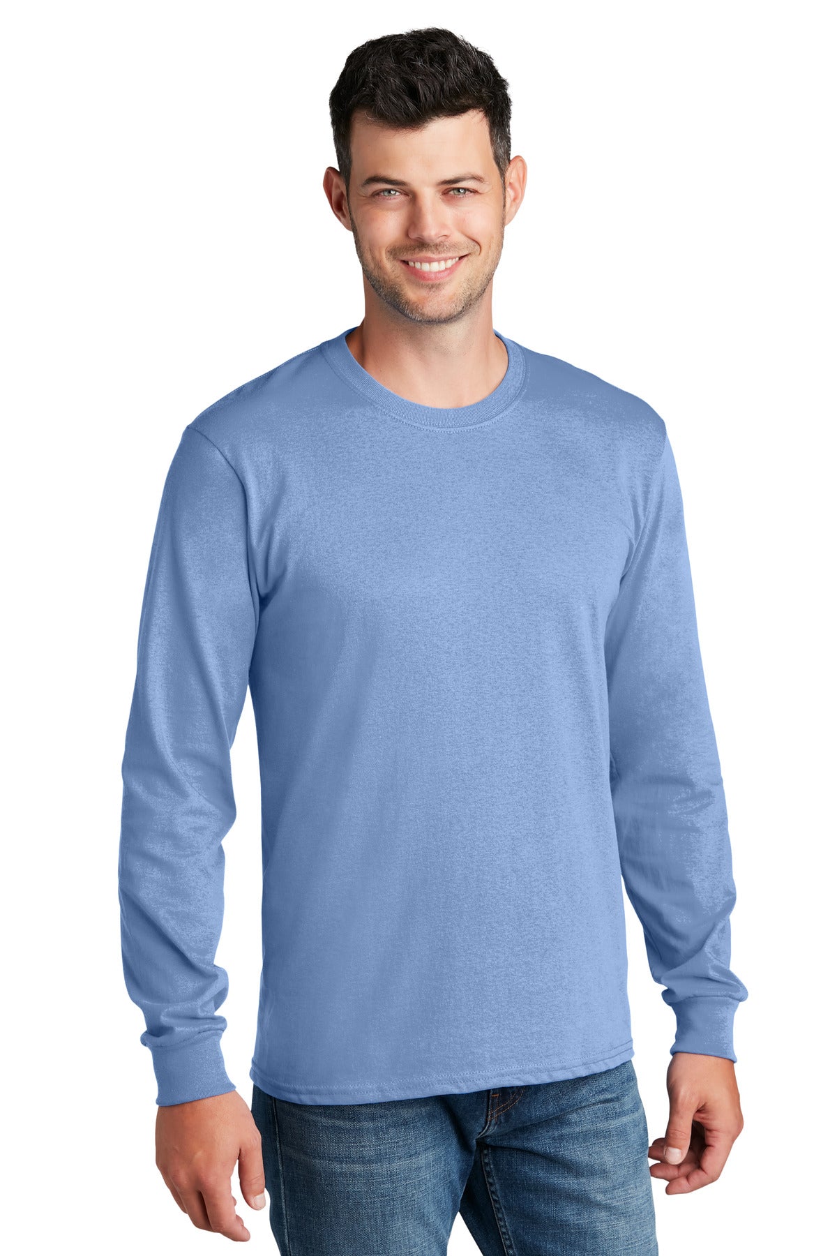 Port & Company® Long Sleeve Core Cotton Tee. PC54LS