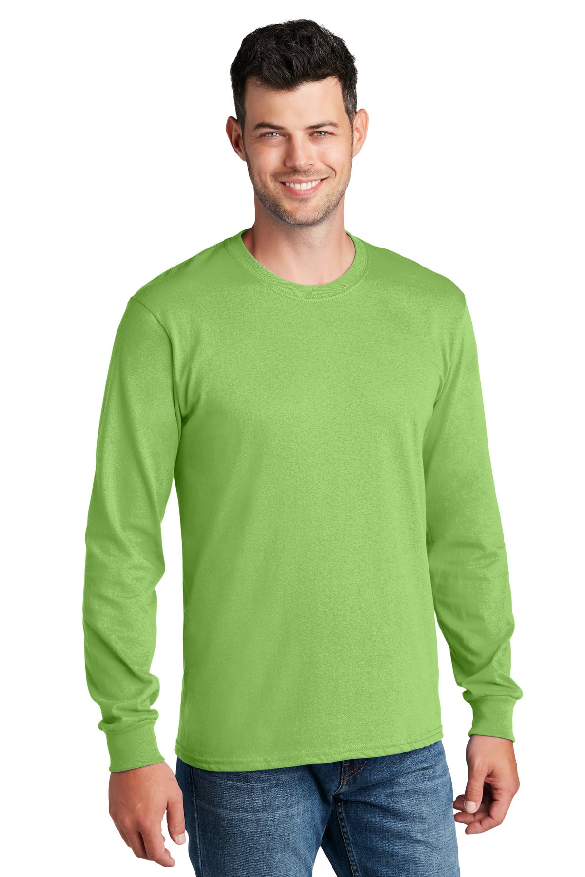 Port & Company® Long Sleeve Core Cotton Tee. PC54LS