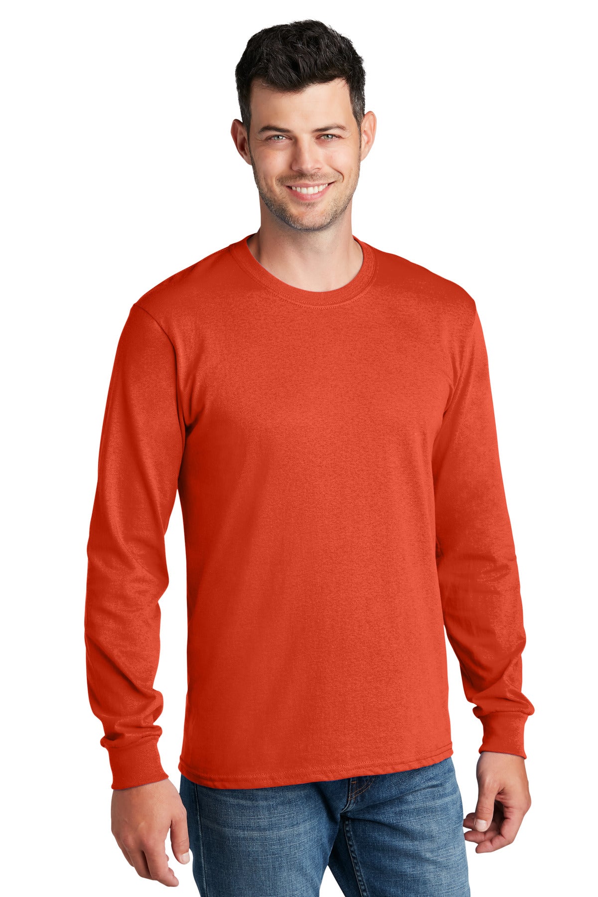 Port & Company® Long Sleeve Core Cotton Tee. PC54LS